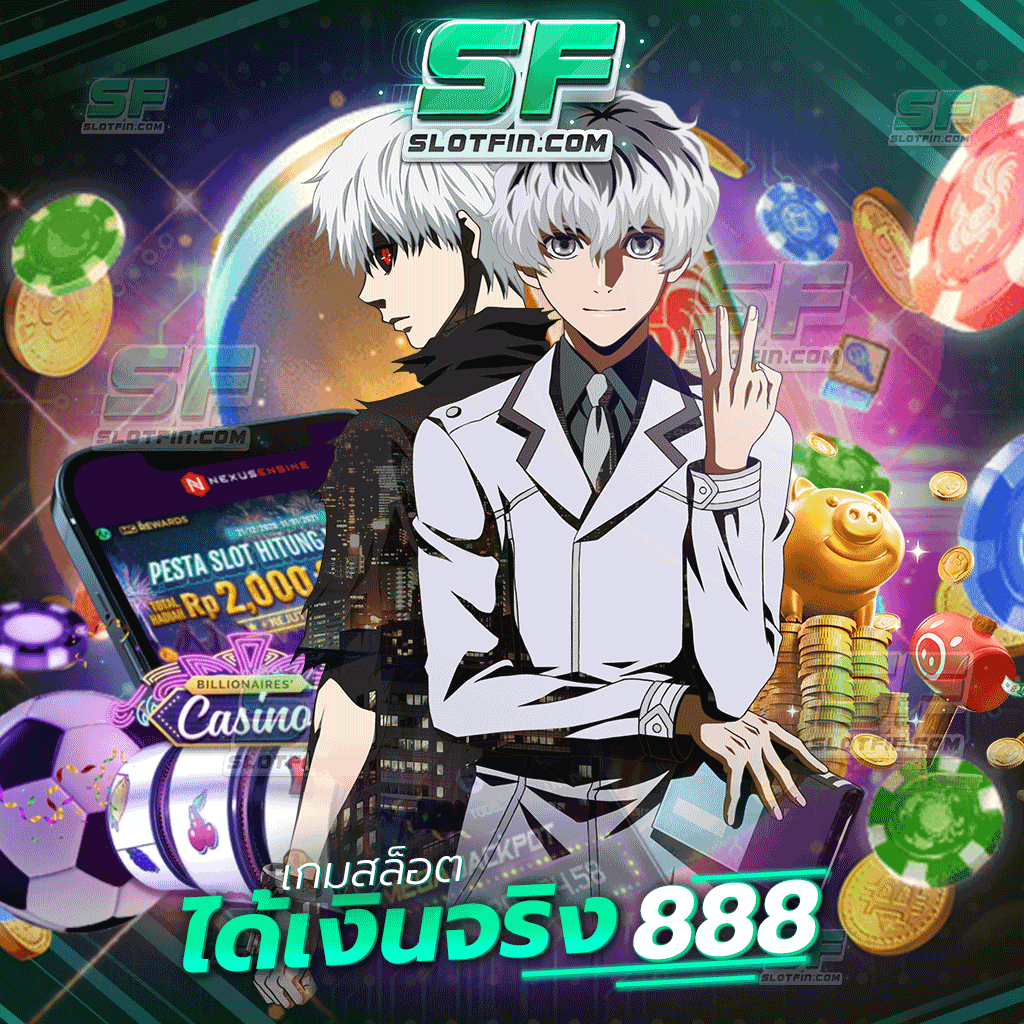 เกมสล็อตได้เงินจริง 888 เว็บปั่นสล็อตที่อยากแนะนำให้เล่น